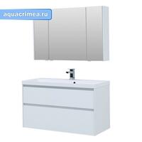 Тумба Гласс 1 цв.белый